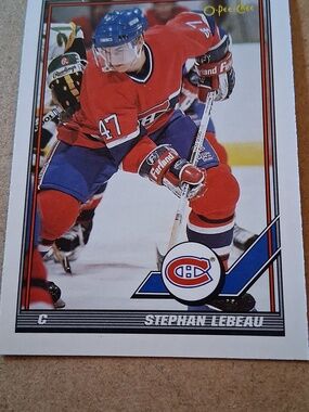 Stephan Lebeau Montreal Canadiens Hockey Cards